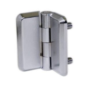 Surface Mount Hinge, 40 mm (1.57 in) size, with Mounting Studs,  Zinc Alloy, Chrome Plate