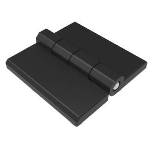 Surface Mount Hinge, 60 mm size, with Mounting CSK Holes, Zinc Alloy, Black Powder coated