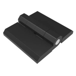 Surface Mount Hinge, 60 mm size, with Stud Mount, Zinc Alloy, Black Powder coated