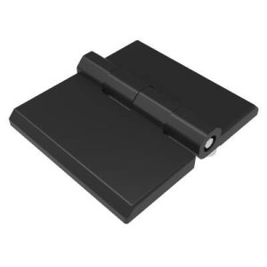 Surface Mount Hinge, 60 mm size, with Stud Mount, Zinc Alloy, Black Powder coated