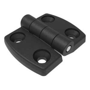 Surface Mount Hinge, 58 mm size, with Mounting CSK Holes,Polyamide, Black