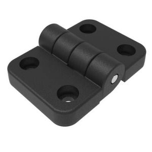 Surface Mount Hinge, 70 mm size, with Mounting Counter Bore Holes,Polyamide, Black