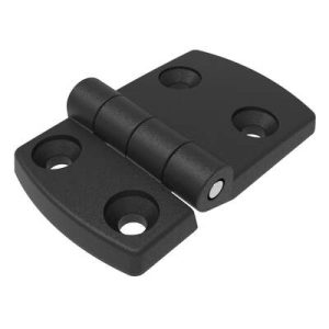 Surface Mount Hinge, 78mm size, with Mounting CSK Holes,Polyamide, Black