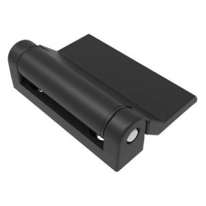 Surface Mount Hinge, 47 mm size, with Mounting Holes, Zinc Alloy, Black Powder coated