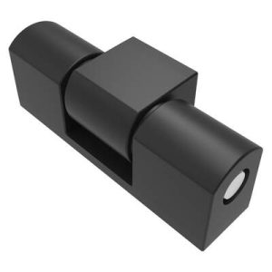 Surface Mount Hinge, 60 mm size, with Thread Mount, Zinc Alloy, Black Powder coated