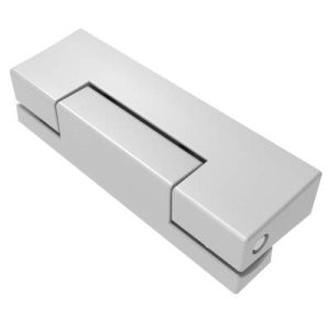 Surface Mount Hinge, 96 mm size, with Mounting CSK Holes, Zinc Alloy, Metallic Silver Powder coated