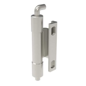 Removable Concealed Hinge, Concealed Assembly, Slot 8x5.5mm, Stainless Steel, Electropolished - Image 1