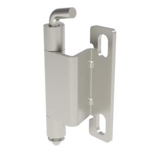 Removable Concealed Hinge, Concealed Assembly, Slot 12x6.5mm, Stainless Steel, Electropolished