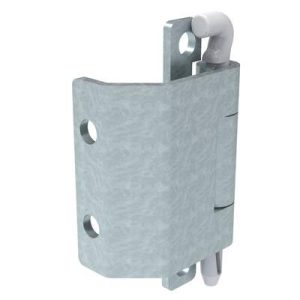 Removable Concealed Hinge, Concealed Assembly, Hole Dia.4mm, Galvanised - Image 1