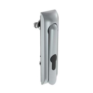 Swinghandle Latch, Without Padlock Hasp, Use with Linear Actuator, Non-Locking with detent, Non-Sealed, Zinc Alloy, Satin Chrome Plated