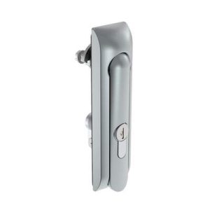 Swinghandle Latch, Without Padlock Hasp, Use with Linear Actuator, CH 300 Key DIN, Non-Sealed, Zinc Alloy, Satin Chrome Plated