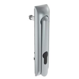 Swinghandle Latch, Large Size - 150 mm (5.9 in), Without Padlock Hasp, Use with Linear Actuator, Non-Locking with detent, Non-Sealed, Zinc Alloy, Satin Chrome Plated