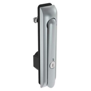 Swinghandle Latch, Large Size - 150 mm (5.9 in), Without Padlock Hasp, Use with Linear Actuator, CH 333 Key, Sealed, Zinc Alloy, Satin Chrome Plated