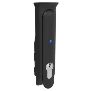 Modular Electronic Locking Swinghandle, No  Card Reader, No Lock, Glass Filled Nylon, Black