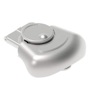 Link Lock Draw Latch, Medium Size, Riveted, Stainless Steel, Natural