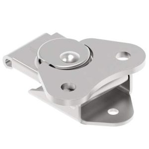 Link Lock Draw Latch, Small Size, Riveted, Steel, Bright - Image 1