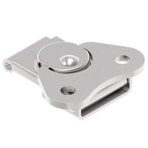 Link Lock Draw Latch, Small Size, Riveted, Stainless Steel, Natural - Image 1
