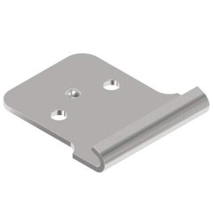 Link Lock Draw Latch, Small Size, Low Profile Keeper, Steel, Bright