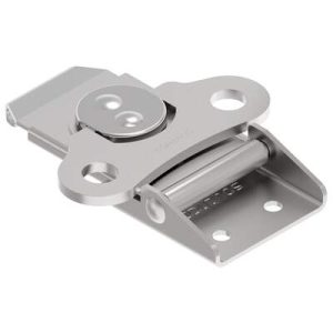 Link Lock Draw Latch, Large Size, Riveted, Stainless Steel, Natural