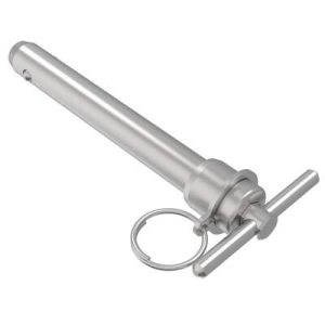 LOCKWELL® Pin, Double Acting, T-Handle, 25.360 mm Shank Dia., 127 mm Grip, Stainless Steel, Passivated - Image 1