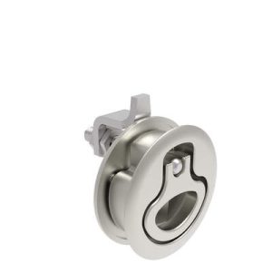 Compression Latch, Large Size, No Restriction, 18.5 - 29mm (.073 - 1.14 in) Door thickness, 23.5 - 35mm or 74 -88mm (.92 - 1.38 in or 2.91 - 3.47 in) Grip, 316 Stainless Steel, Electropolished