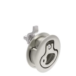 Compression Latch, Large Size, Locking, 18.5 - 29mm (.073 - 1.14 in) Door thickness, 34 - 48mm or 60 -75mm (1.34 - 1.89 in or 2.36 - 2.95 in) Grip, 316 Stainless Steel, Electropolished