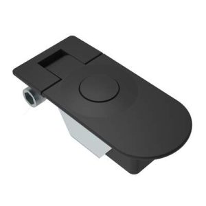 Multi-Point Compression Latch Actuator, Non-Locking, 0 - 5mm ( 0 - .20 in) Door thickness, Zinc alloy, Powder Coated, Black