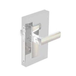 McCoy Star Entry Door Latch, Nordic Handle, Star Key Lock, Right Hand In, 22 - 30mm (.88 - 1.19 in) Door Thickness, Chrome - Image 1