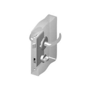 McCoy Star Entry Door Latch, Nova Handle, Privacy Knob, Left Hand Out, 36.5 - 45mm (1.44 - 1.75 in) Door Thickness, Chrome - Image 1