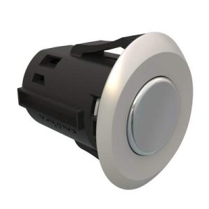 Point Coat Hook, Snap-in, Oval Perpendicular Satin Flange, Satin Hook - Image 1