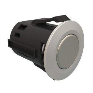 Point Coat Hook, Snap-in, Round Satin Flange, Brushed Nickel Hook - Image 1