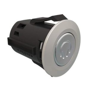 Point Coat Hook, Snap-in, Round Satin Flange, Satin Hook