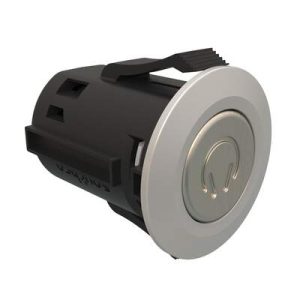 Point Coat Hook, Snap-in, Round Satin Flange, Brushed Nickel Hook - Image 1