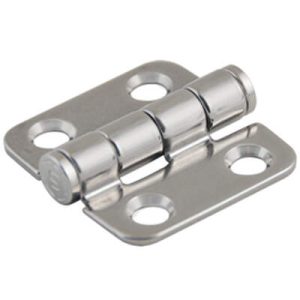 Hinge, Small Leaf, Small Leaf, 38 mm (1.50 in) Long, 304 Stainless Steel, Passivated