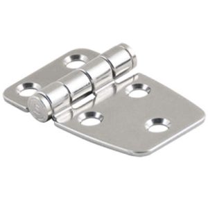 Hinge, Small Leaf, Medium Leaf, 38 mm (1.50 in) Long, 316 Stainless Steel, High Gloss