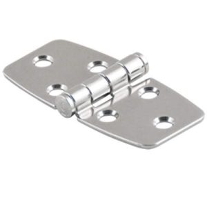 Hinge, Medium Leaf, Medium Leaf, 38 mm (1.50 in) Long, 316 Stainless Steel, High Gloss