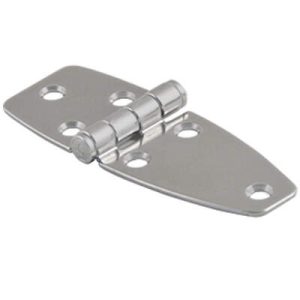 Hinge, Medium Leaf, Large Leaf, 38 mm (1.50 in) Long, 304 Stainless Steel, Passivated
