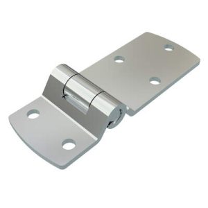 Surface Mount Hinge, 105 mm size, with Mounting Holes, Steel, Chrome Plated