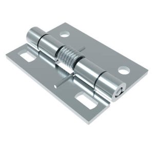 Hinge, Small Leaf, Large Leaf, 62.5 mm (2.50 in) Long, Steel, Nickel Zinc Plated