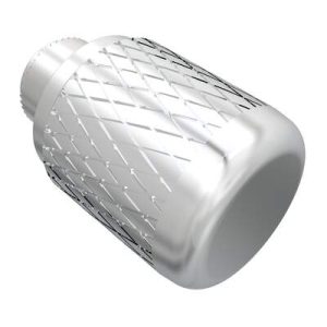 Captive Nut, 4-40 Thread, Blind Hole, Steel Ferrule, Aluminum Knob, Bright