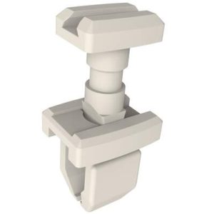 NYLATCH Quarter Turn, 4.62 - 6.88mm ( .182 - .271 in) Grip Range, Polycarbonate