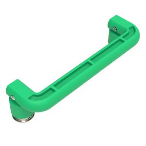 Handle, 64 mm (2.52 in) Hole Centers, Plastic, Natural, Green