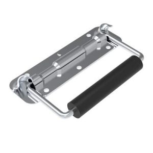 Crate Handle, 140 mm width, Steel, Zinc Plated, Bright
