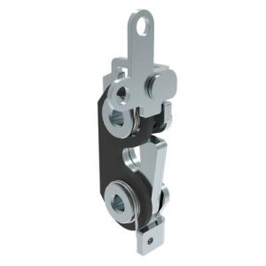 Rotary Push-to-Close Latch, Large Size, Single Stage with Bumper, 2-Point, 6.7 mm Thru, Steel, Zinc Plate, Bright Chromate, Bright