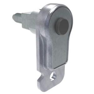 Constant Torque Embedded Hinge, Nut Mount Installation, Zinc Alloy, Natural Housing, Forward Torque 2 N-m, Reverse Torque 1.5 N-m