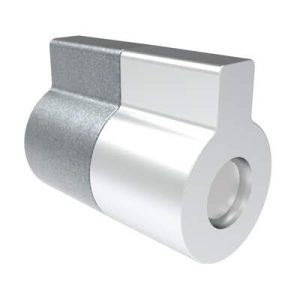 Constant Torque Hinge, Sy mmetric, Forward Torque 0.034 N-m (.3 in-lbf), Reverse Torque 0.034 N-m (.3 in-lbf), Press-in, Zinc Alloy, Natural - Image 1