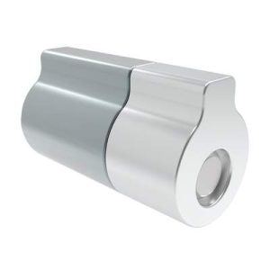 Constant Torque Embedded Hinge, Symmetric Torque, Press-in Installation, Forward/Reverse Torque 0.339 N⋅m , Zinc Alloy, Natural Housing - Image 1