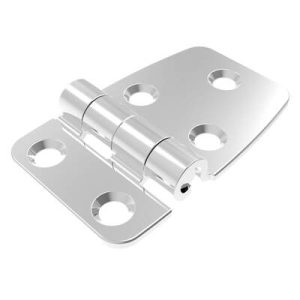 Friction Hinge, 1.7Nm Forward Torque, Small Leaf, Medium Leaf, 38 mm (1.50 in) Long, 316 Stainless Steel, High Gloss