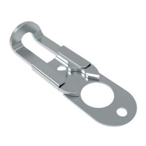 Slide Latch, Steel, Zinc Plate, Bright Chromate - Image 1