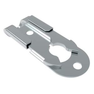 Slide Latch Reversed, Steel, Zinc Plate, Bright Chromate - Image 1